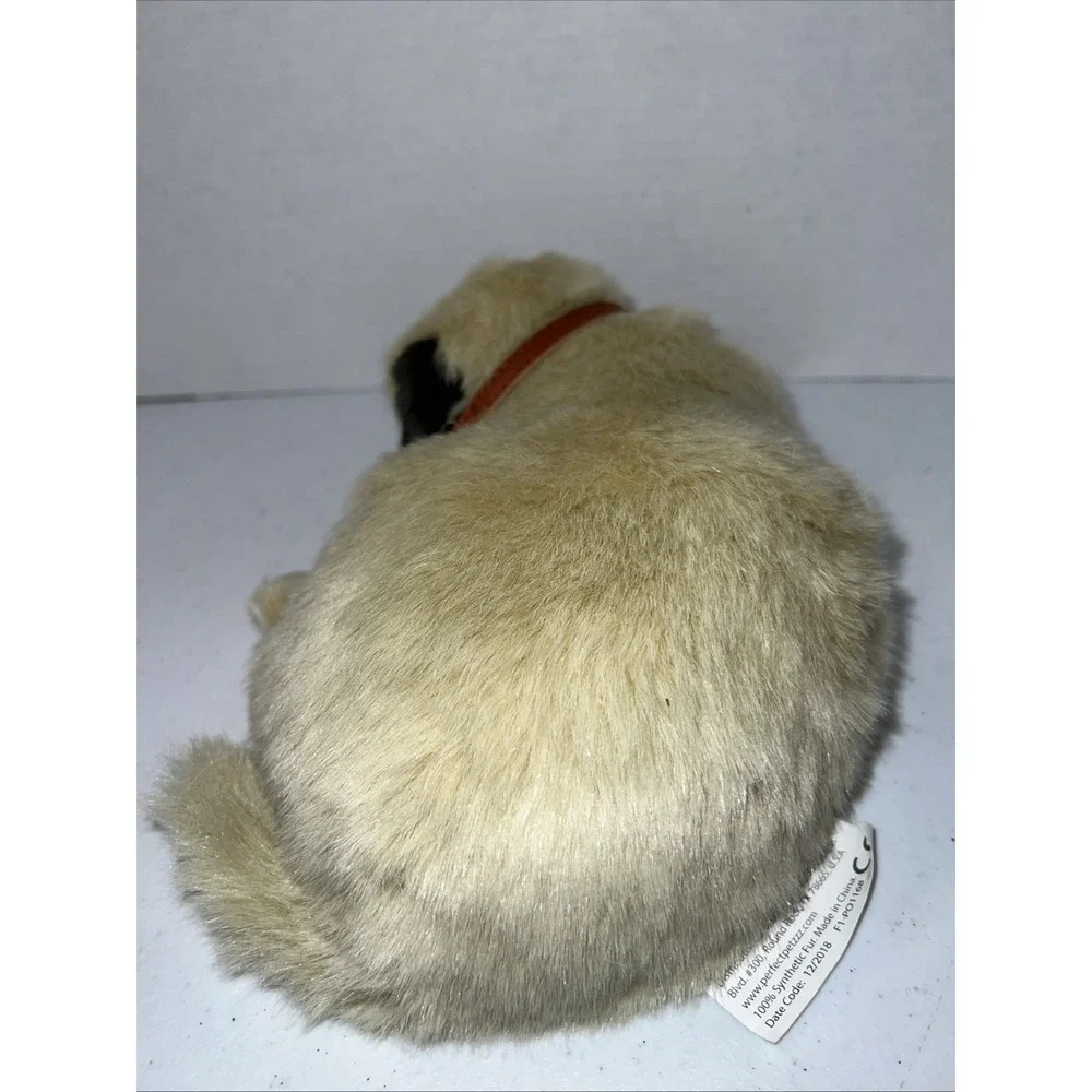 Perfect Petzzz Pug Dog Puppy Soft Breathing Life-like Animal Furry Pet Works!